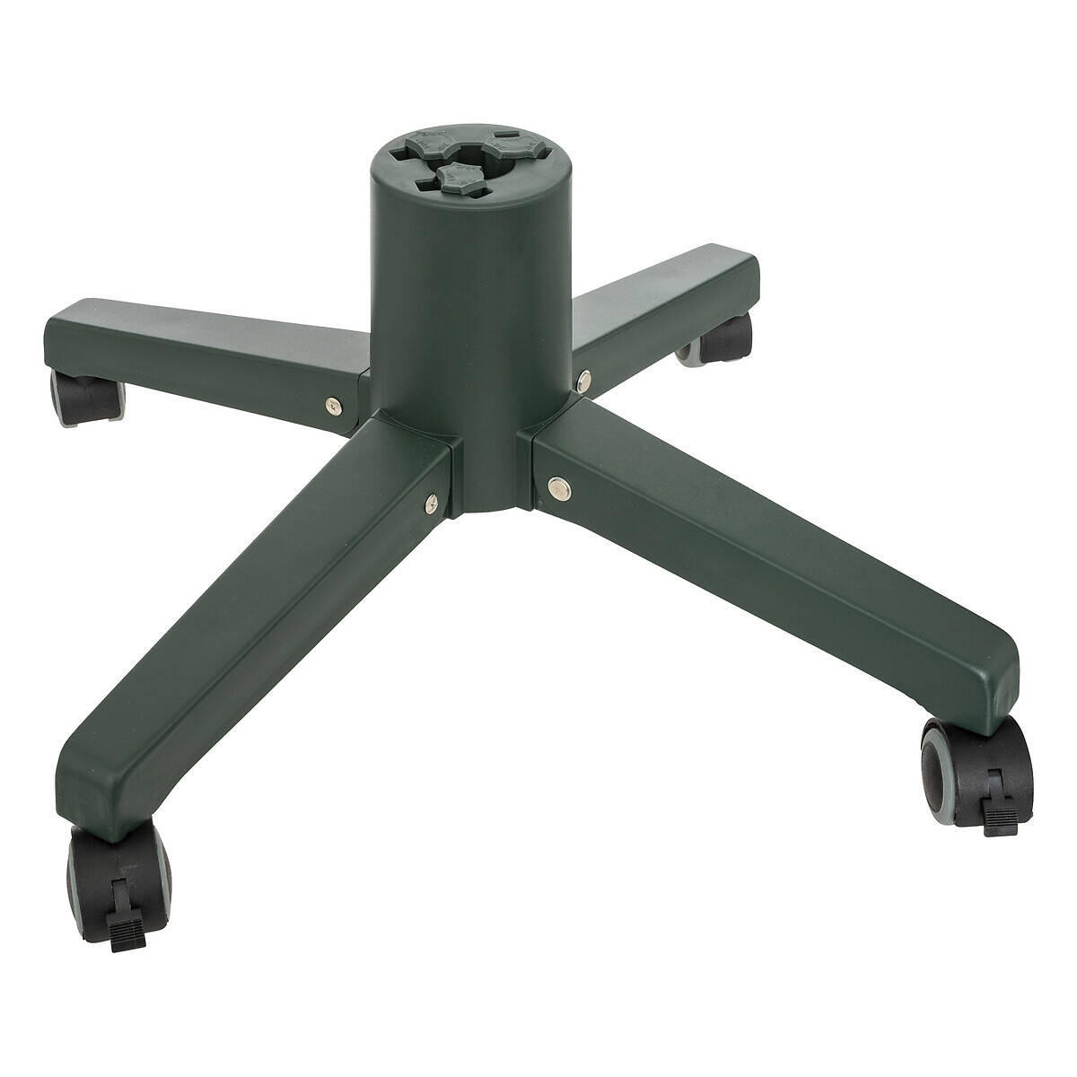 WEIHNACHTSBAUMSTÄNDER Metall mit Rollen 20/54 cm - Grün, Metall (54/20cm) - Fééric Lights and Christmas