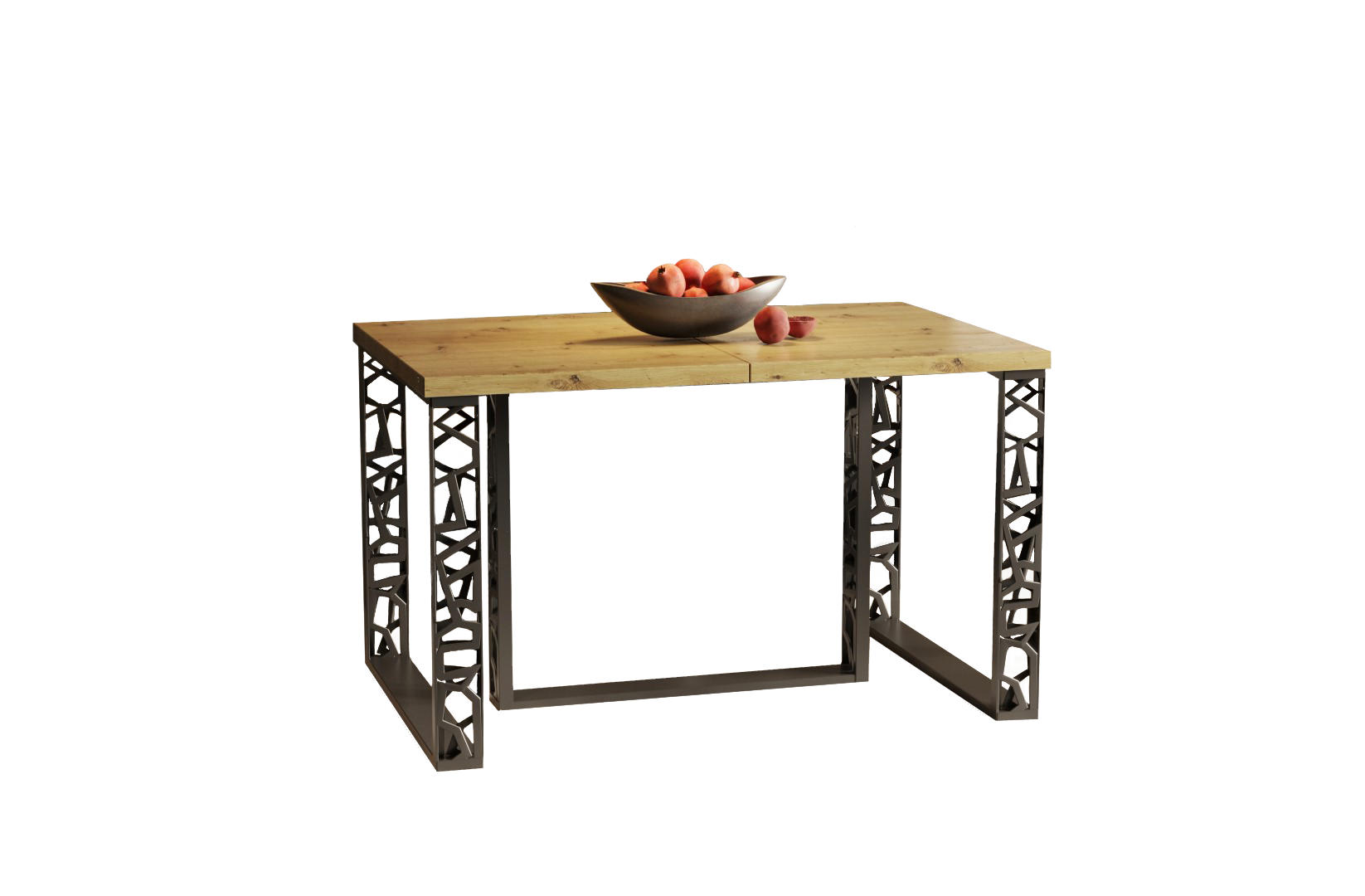 Endo-Moebel Esstisch Eiche Artisan 80x76x130 cm