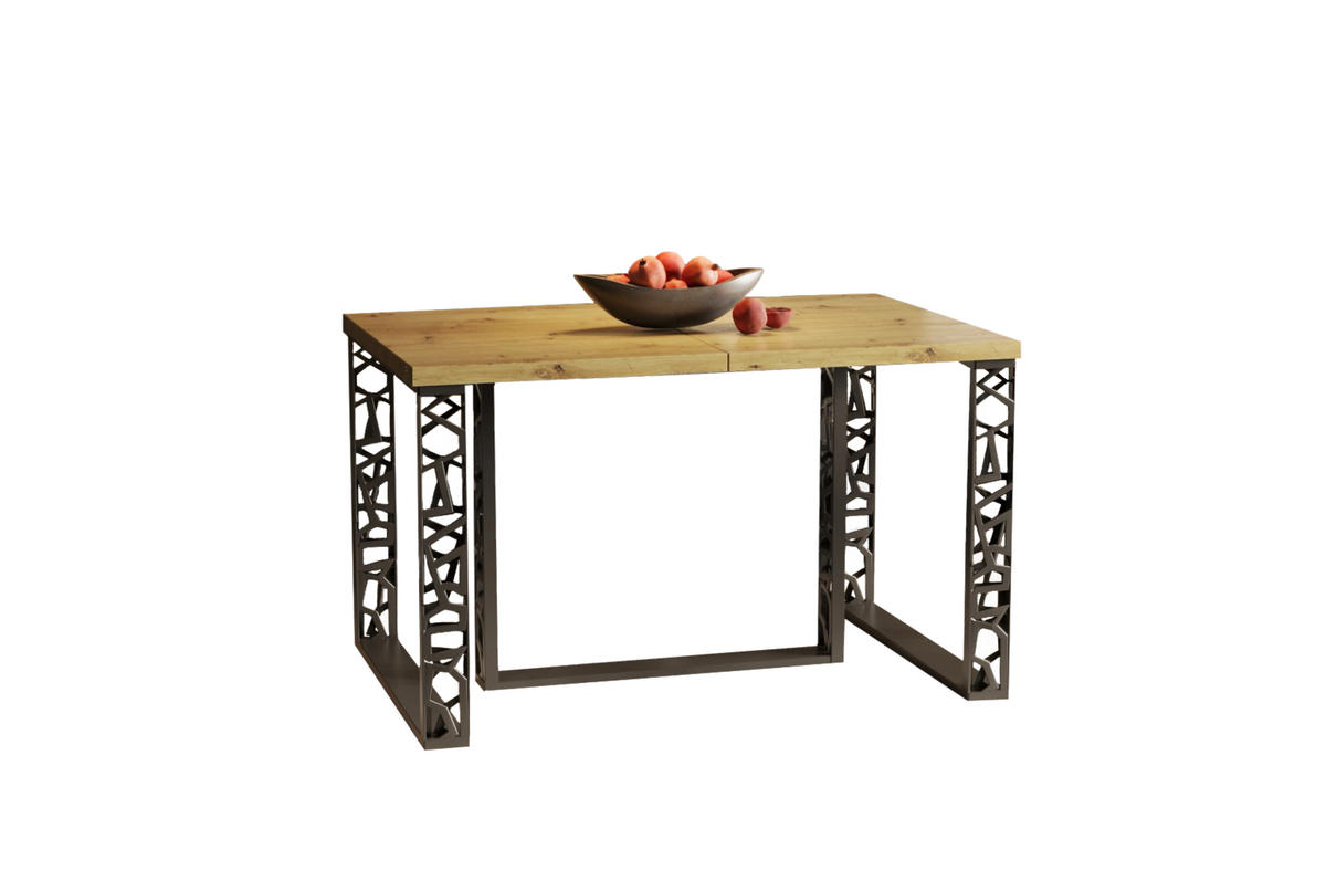 ESSTISCH Ewerest Max ausziehbar - Eiche Artisan, Holzwerkstoff (130/85/76cm) - Endo-Moebel