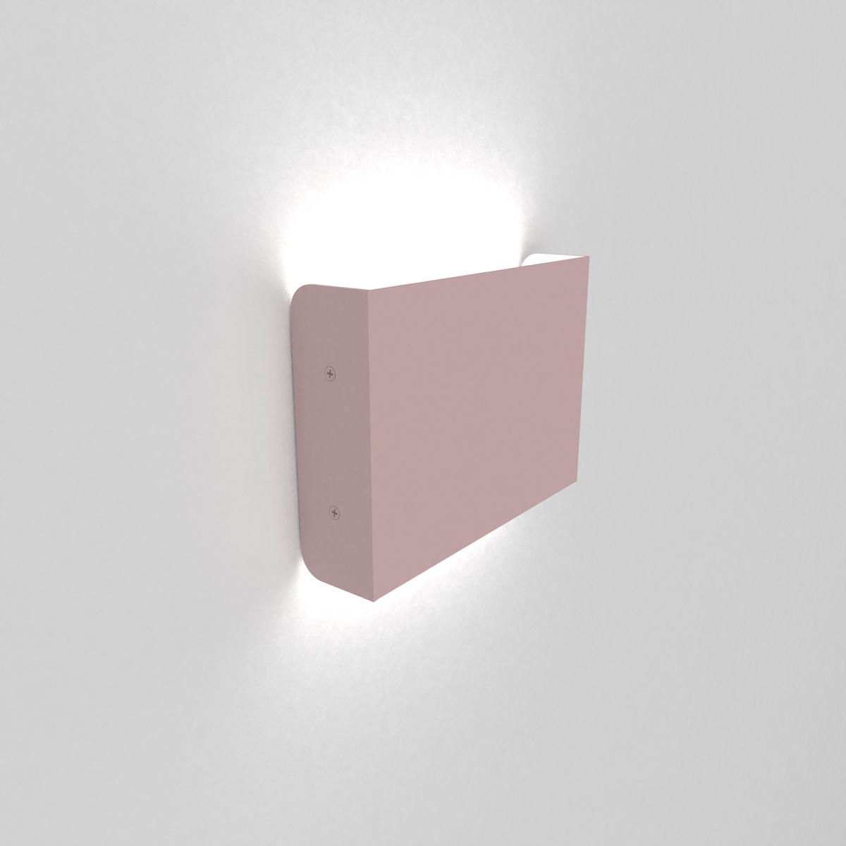 LED-WANDLEUCHTE - Pink, Metall (15.4/11/3.6cm) - Lumicom