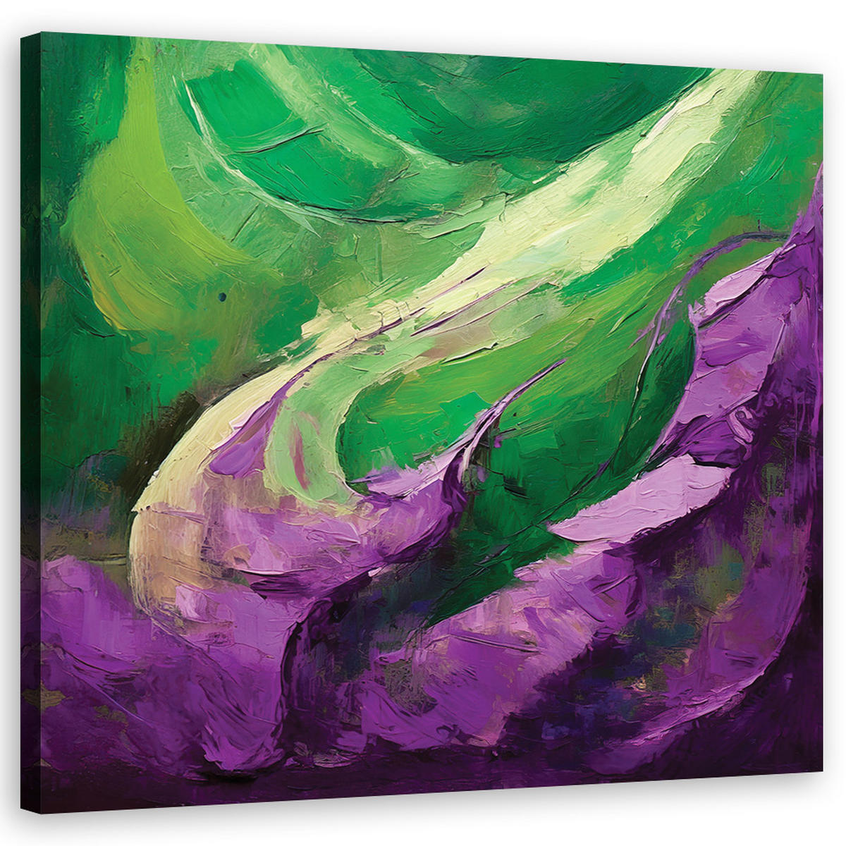 WANDBILD abstrakt gemaltes aquarell - Multicolor, Textil (30/30cm) - Feeby