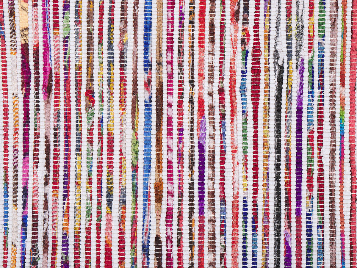 TEPPICH geflochten Bartin 230/160 cm - Multicolor, Kunststoff (160/230cm) - Beliani