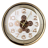 WANDUHR Ramsey Gold 42/8/42 cm Kunstoff - Goldfarben, Kunststoff (42/42/8cm) - Mondex