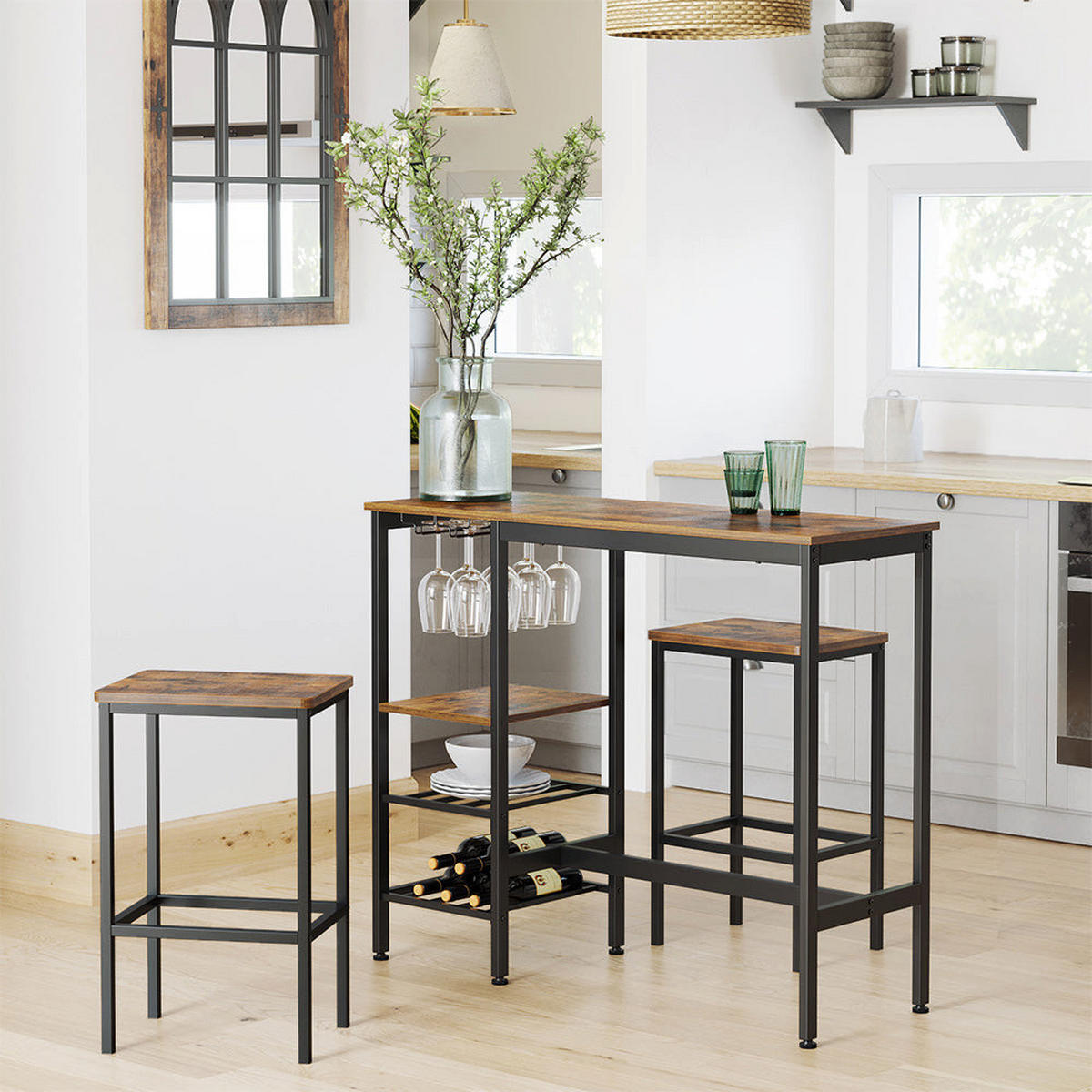BARTISCH - Braun, Holzwerkstoff (110/40/90cm) - Hansiro