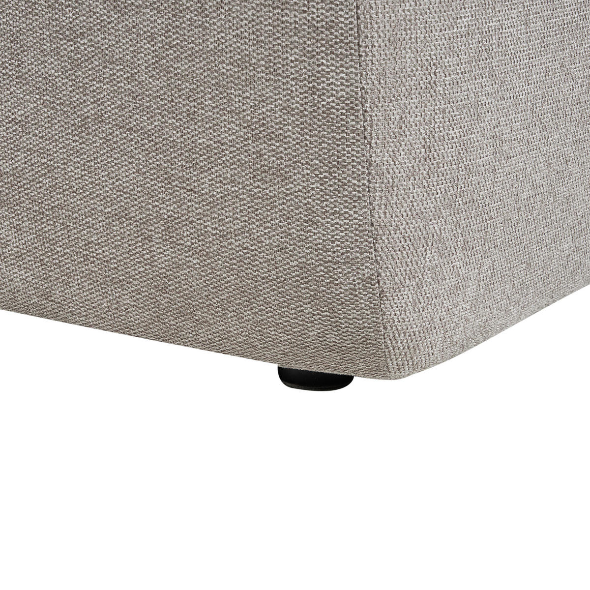 3-SITZER-ECKSOFA Stoff taupe linksseitig Svansele - Taupe, Textil (278/174cm) - Beliani