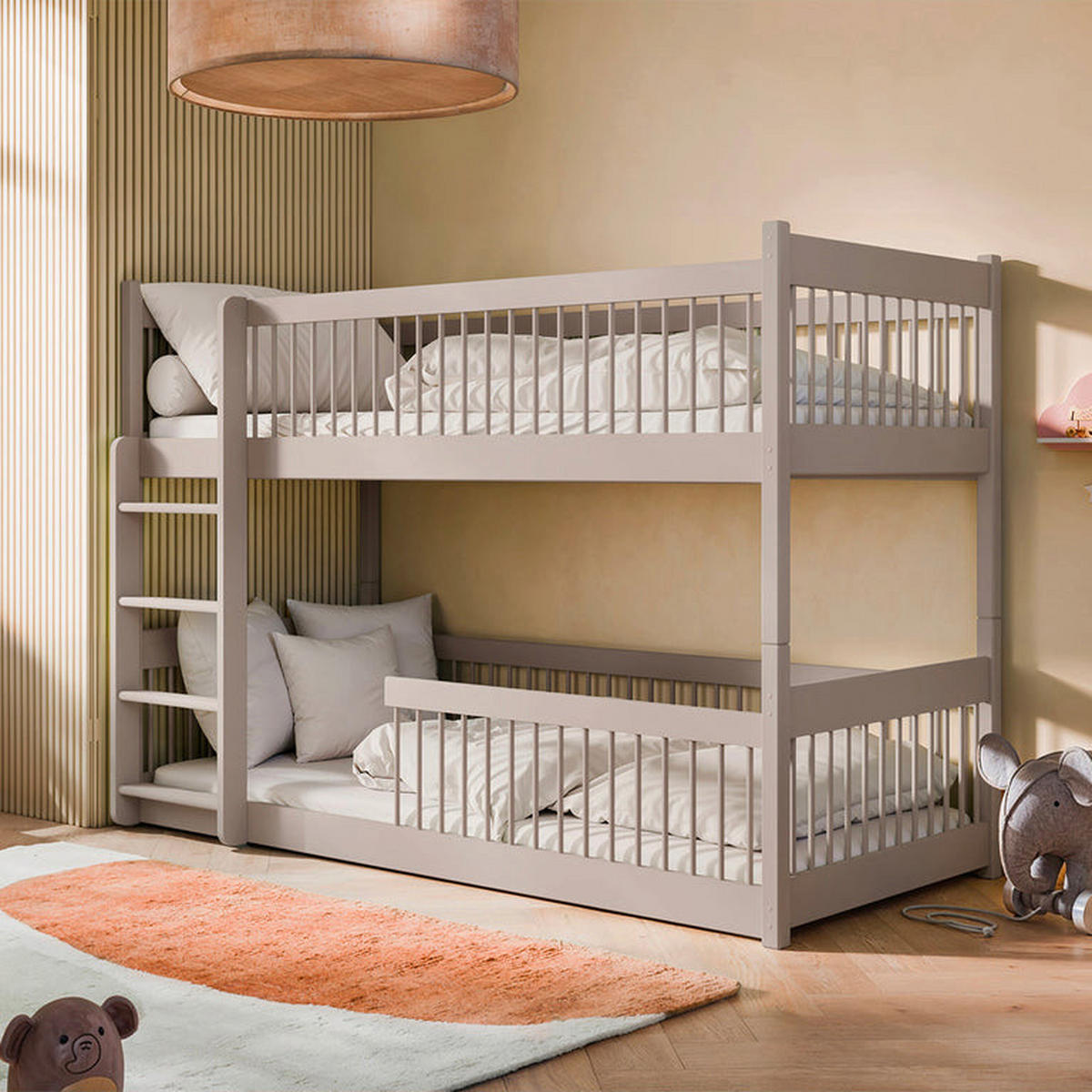 BETT 90/200 Marion Kaschmir - Beige, Holz (90/200cm) - Petits-meubles