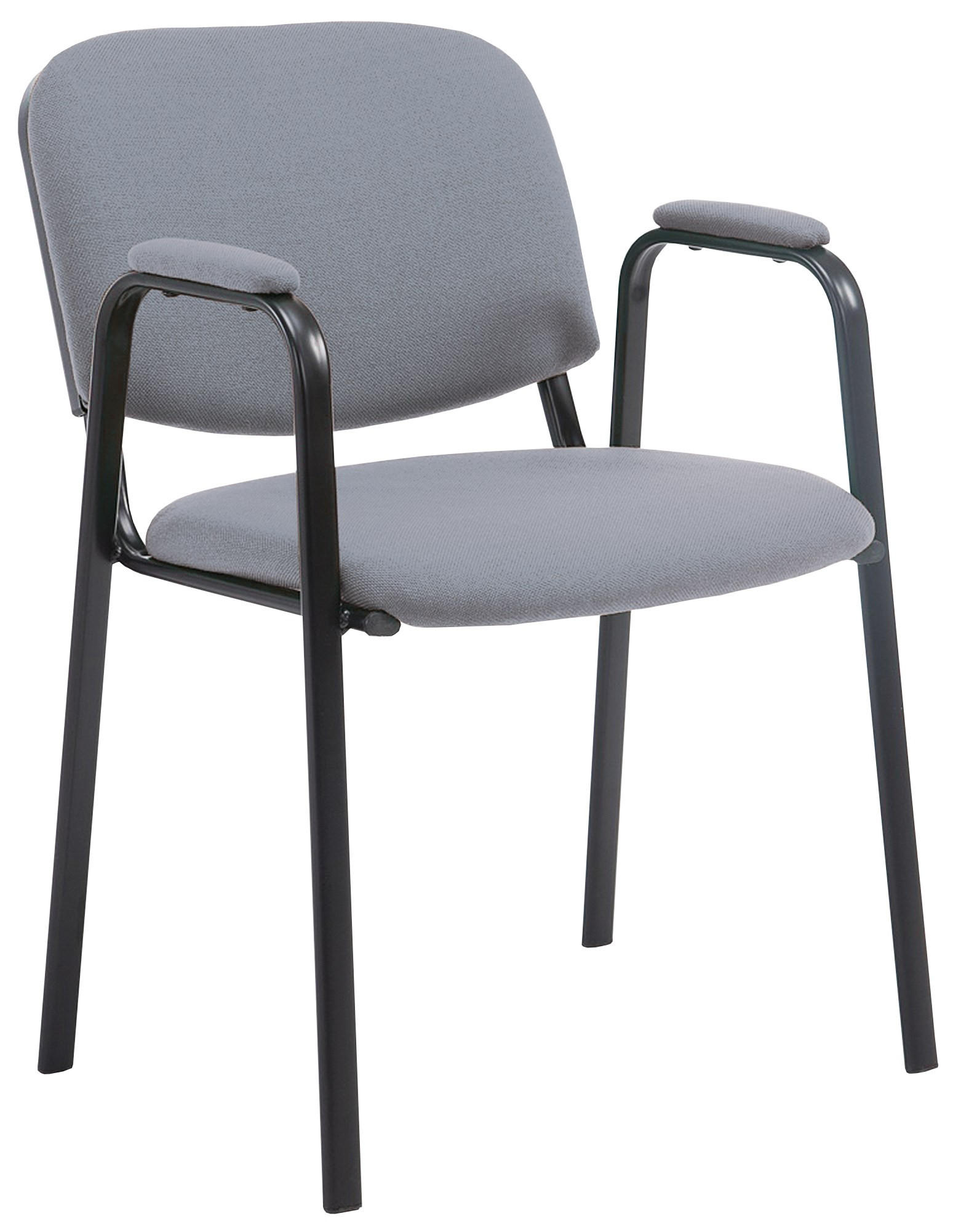Deluke Besucherstuhl Grau 53x79x55 cm