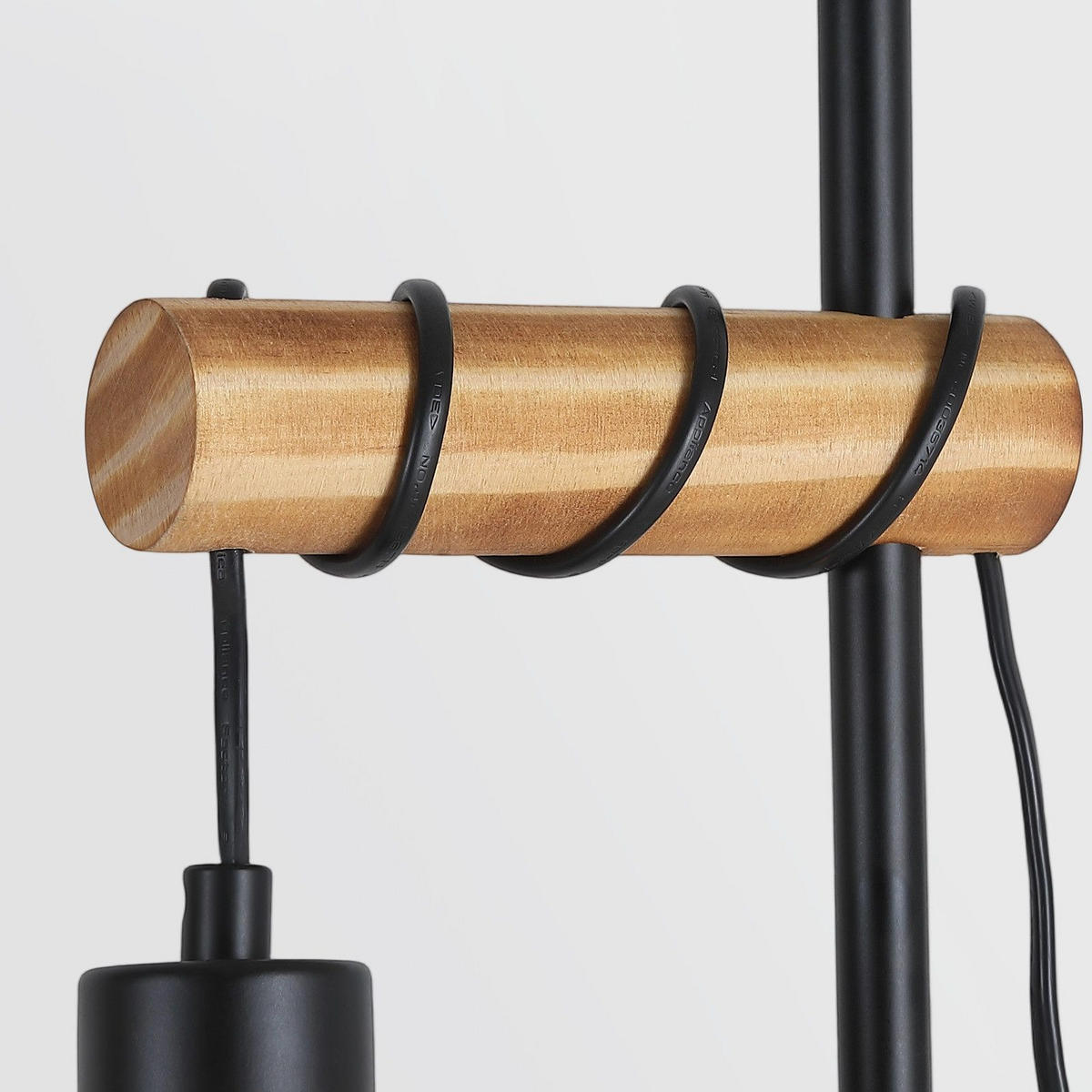 STEHLAMPE CARL Ⅲ 22/22/140 cm - Schwarz, Metall (22/22/140cm) - Nettlife