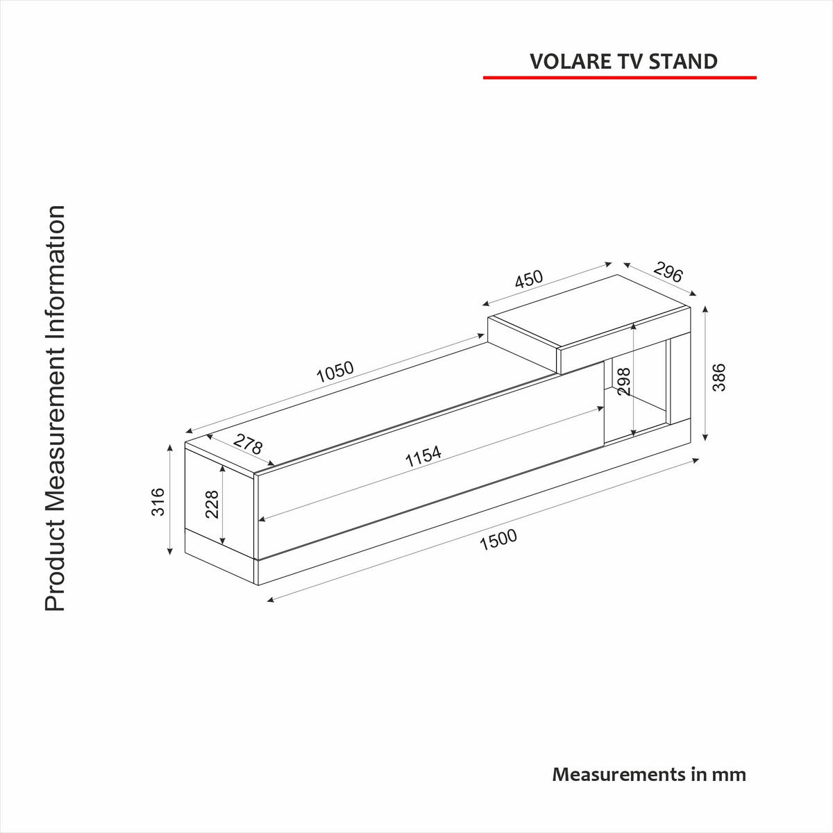 MOEBEL17 TV Lowboard 150 cm – Modernes Lowboard TV Schrank – TV Board Wohnzimmer – Fernsehtisch – TV Möbel Sideboard Modern – Modell Bliss - Beige/Braun, Holzwerkstoff (150/37/30cm) - moebel17