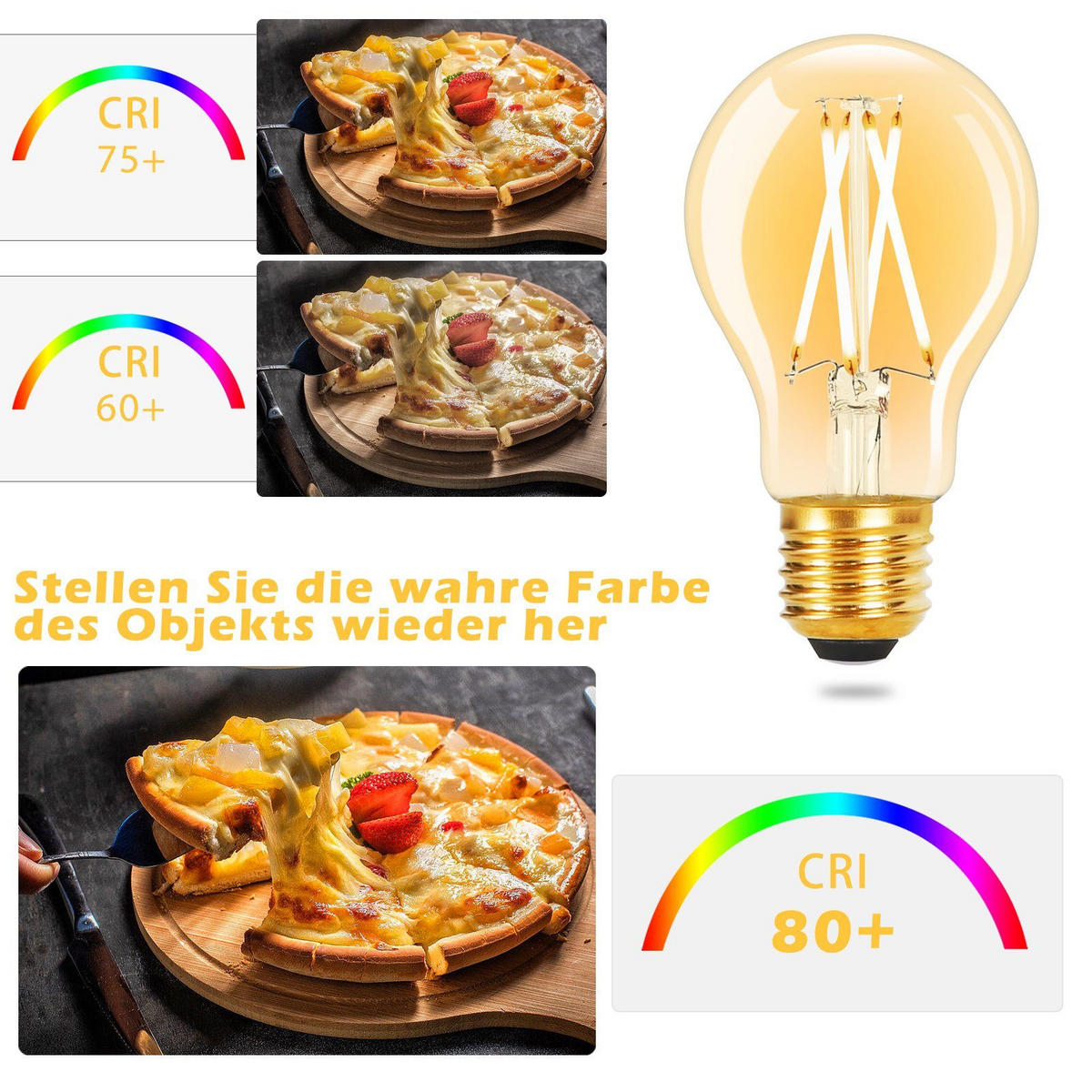 LEUCHTMITTEL Lumivortex 6/6/10.5 cm - Transparent, Glas (6/10.5cm) - ZMH
