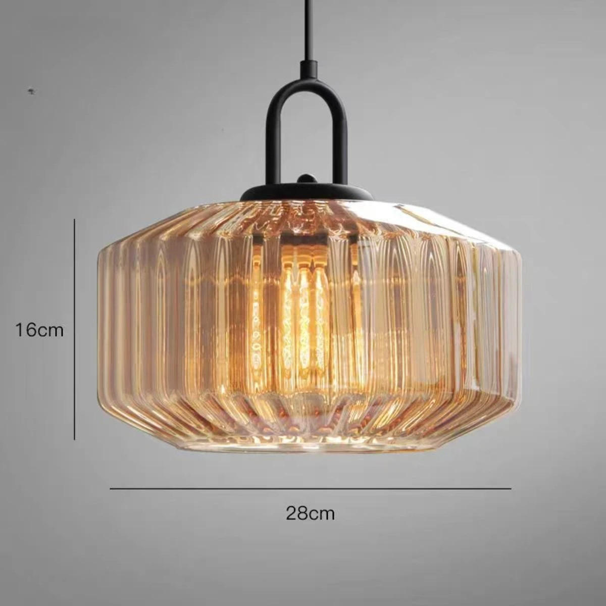 LED-HÄNGELEUCHTE Braun 4W 28/28/16-150 cm - Braun, Metall (28/28/16cm) - Authentics