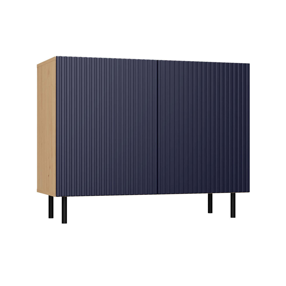 KOMMODE Carmen - Blau, Holzwerkstoff (100/78/40cm) - kommodly
