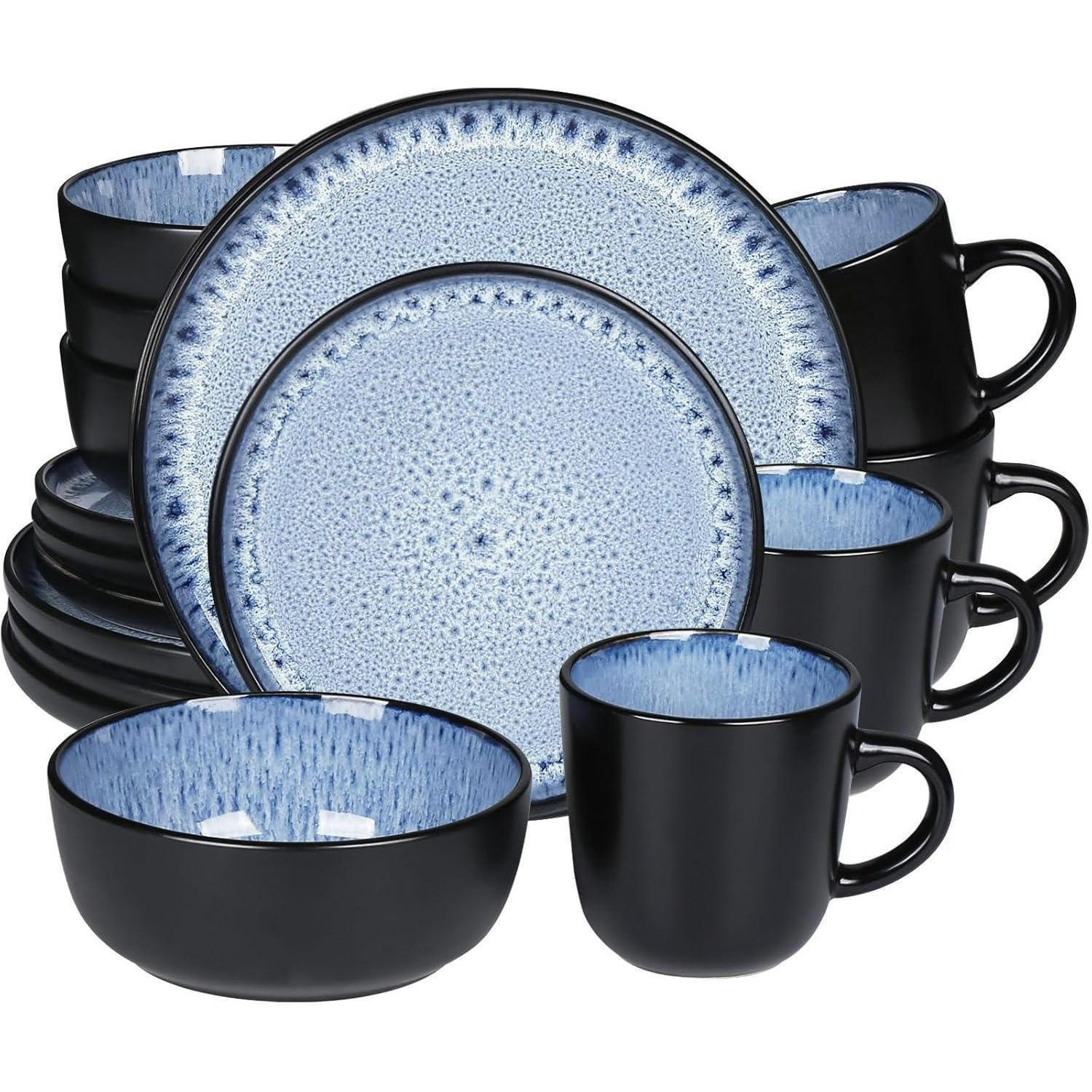 XXXLutz Geschirrset Blau 26.6x6.9x26.6 cm