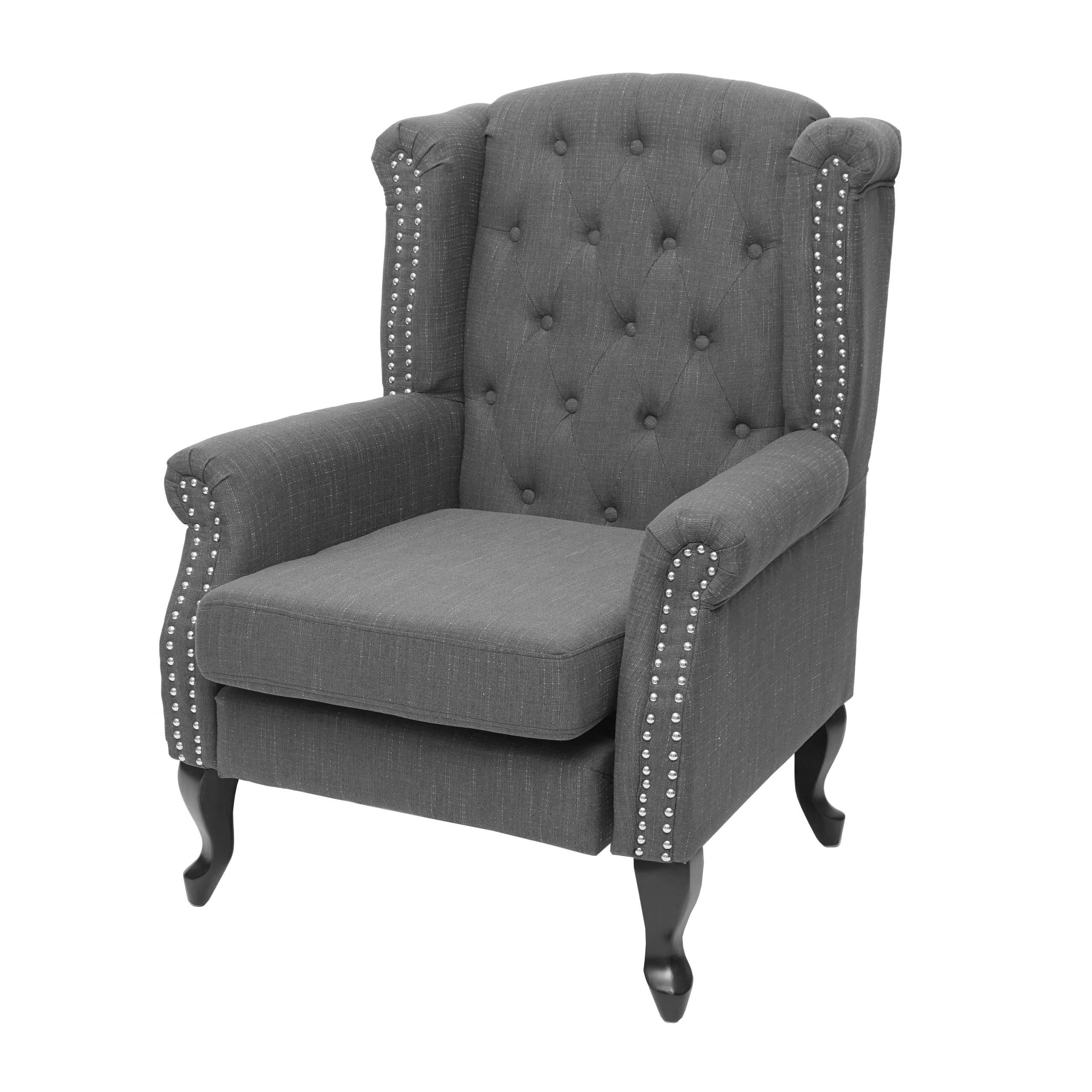 RELAXSESSEL Anthrazit - Anthrazit, Textil (75/102/80cm) - MCW