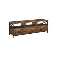 TV-LOWBOARD MIT SCHUBLADEN - Braun, Holzwerkstoff (40/50/147cm) - Hansiro