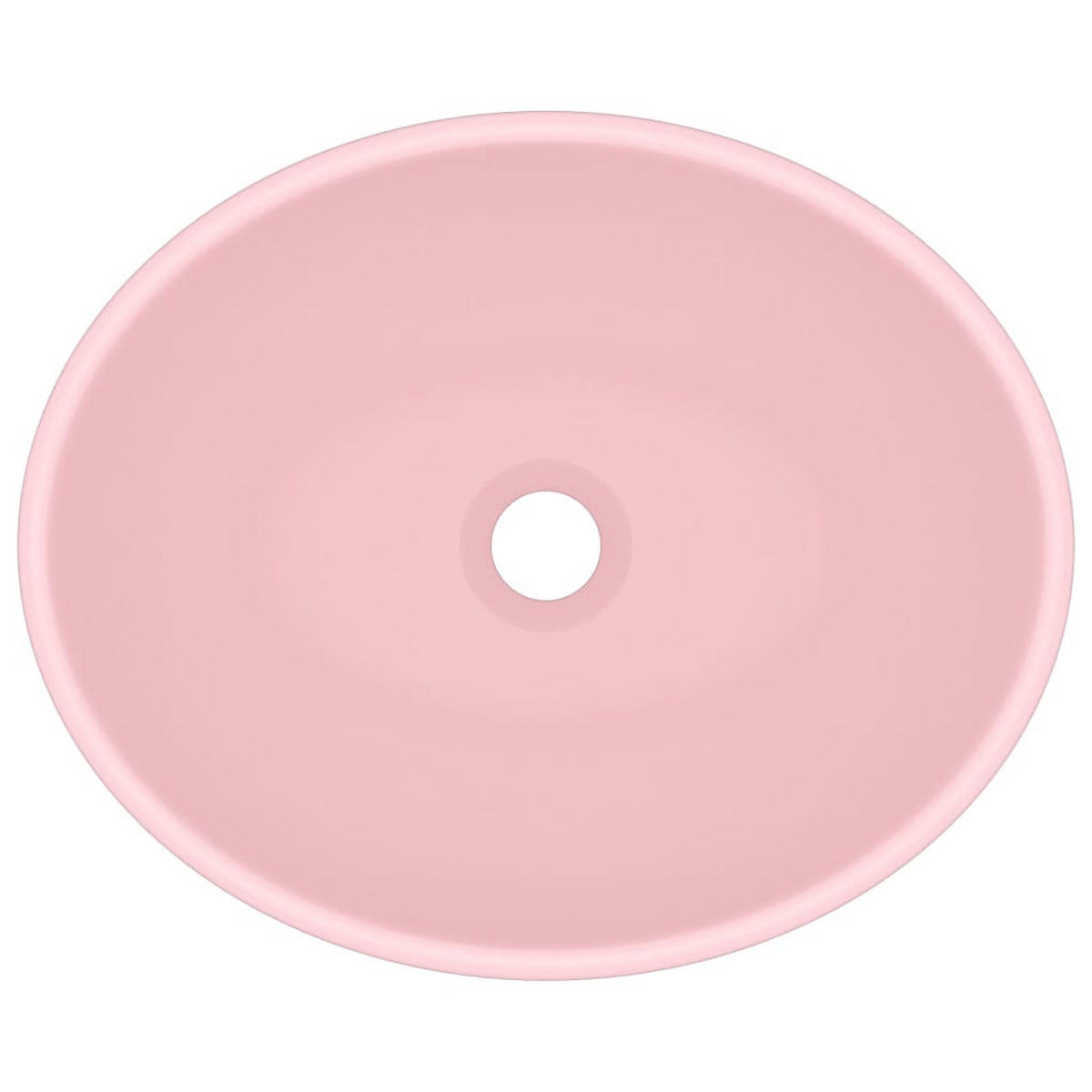 WASCHBECKEN Lange 40/33/13.5 cm - Pink, Keramik (40/13.5/33cm) - Nettlife