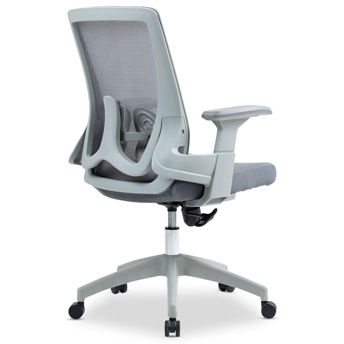 BÜRODREHSTUHL CAPVAL - Grau, Kunststoff/Textil (63/108/61cm) - IDIMEX