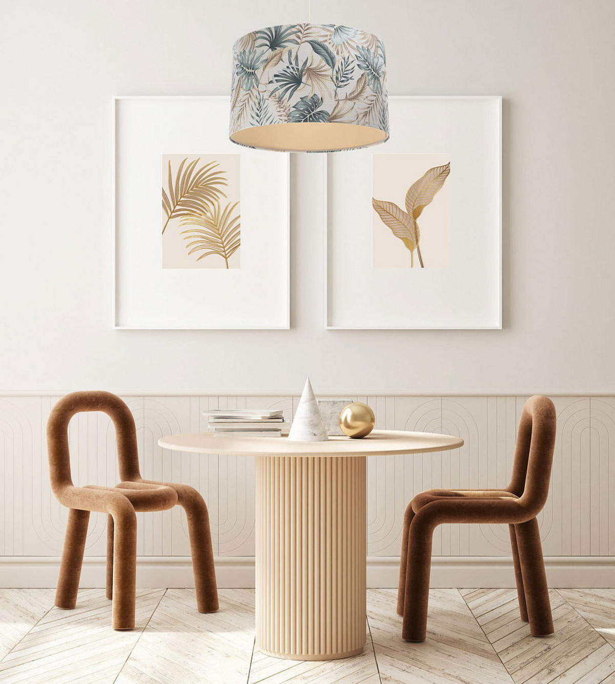 HÄNGELEUCHTE Beige 50/30 cm - Beige, Kunststoff (50/0.6/30cm) - ONZENO
