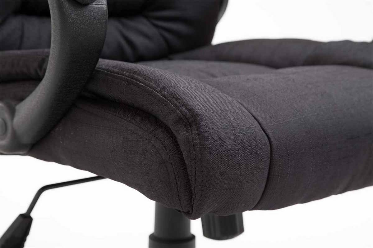 BÜROSTUHL Sportino XL, Stoff Schwarz - Schwarz, Kunststoff/Textil (66/116/70cm) - TPFLiving