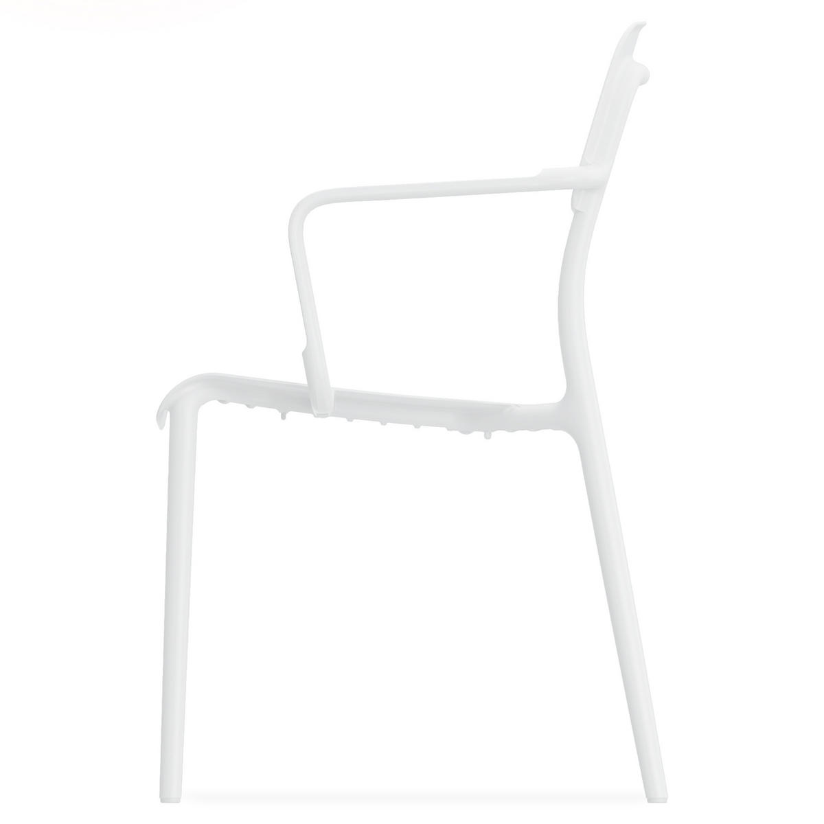GARTENMÖBEL-SET GALIO, 8-tlg - Weiß, Kunststoff - KONSIMO®