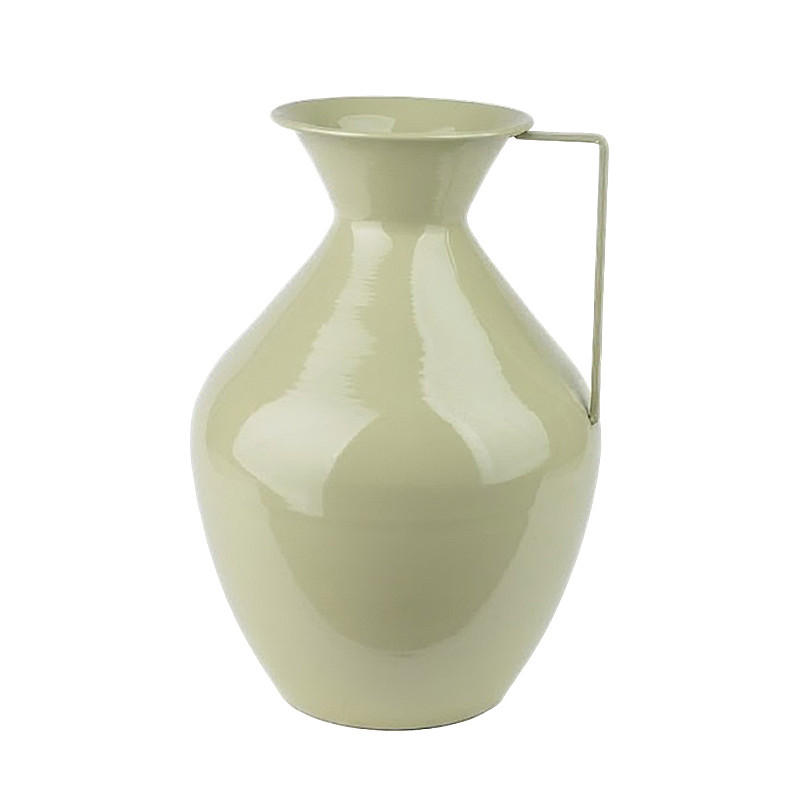 VASE Roger Salbeigrün 15,7/25/37cm Metall - Grün, Metall (37cm) - Mondex
