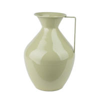 VASE Roger Salbeigrün 15,7/25/37cm Metall - Grün, Metall (37cm) - Mondex