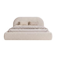 POLSTERBETT AMORIS 200x200 cm, Creme - Creme, Textil (200/200cm) - Fedve