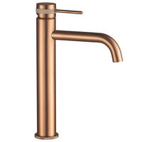 WASCHBECKENARMATUR Rea Lungo Grip Brush Copper High - Kupferfarben, Metall (5/28/18cm) - REA