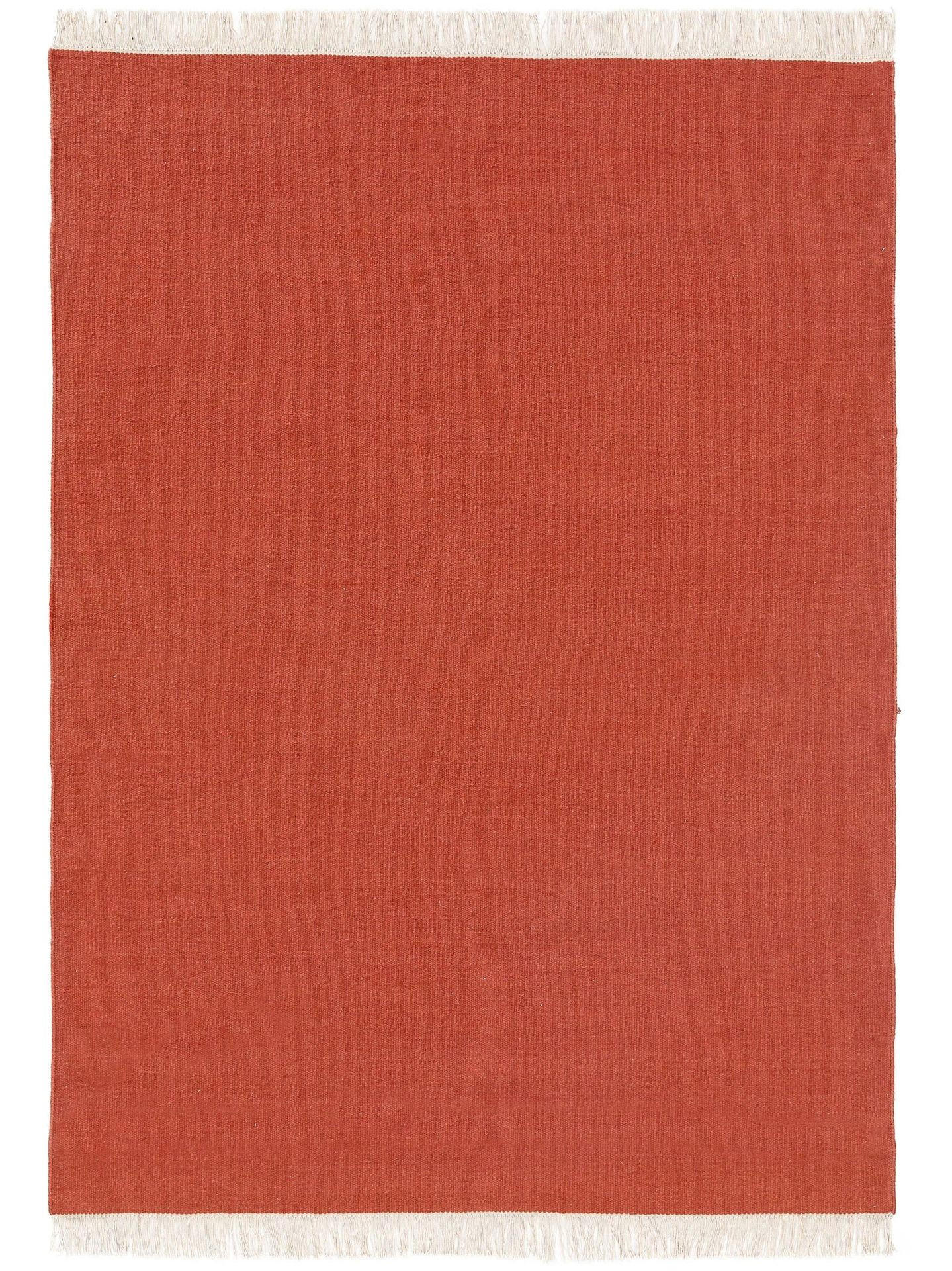 TEPPICH Wollteppich Liv Orange - Orange, Textil (170/1cm) - KUNSTLOFT