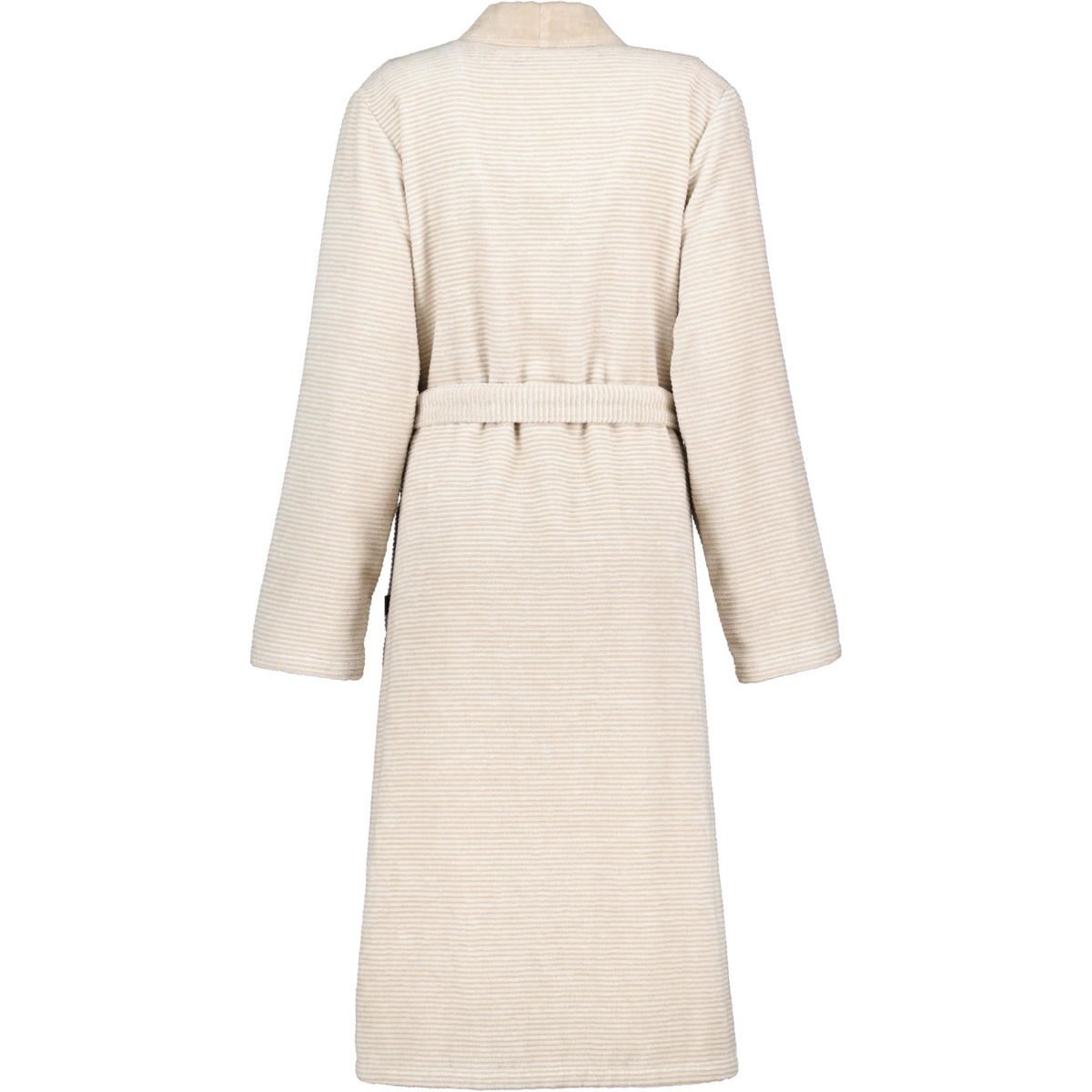 BADEMANTEL DAMEN KIMONO TWO-TONE 6431 NATUR - 33 - Beige, Textil (Mnull) - Cawoe