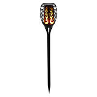 LED AUSSENLEUCHTE Solarlampe Schwarz - Schwarz, Kunststoff (12/85/12cm)