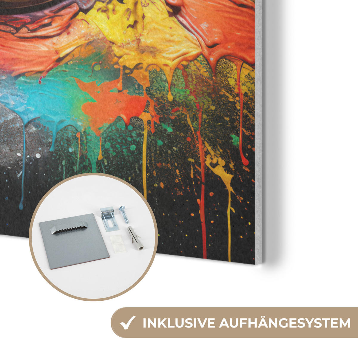 AKUSTIKPANEEL Fußball - Farbe - Farben - Schwarz - Weiß 70x100 cm - Weiß, Textil (70/0.9/100cm) - MuchoWow