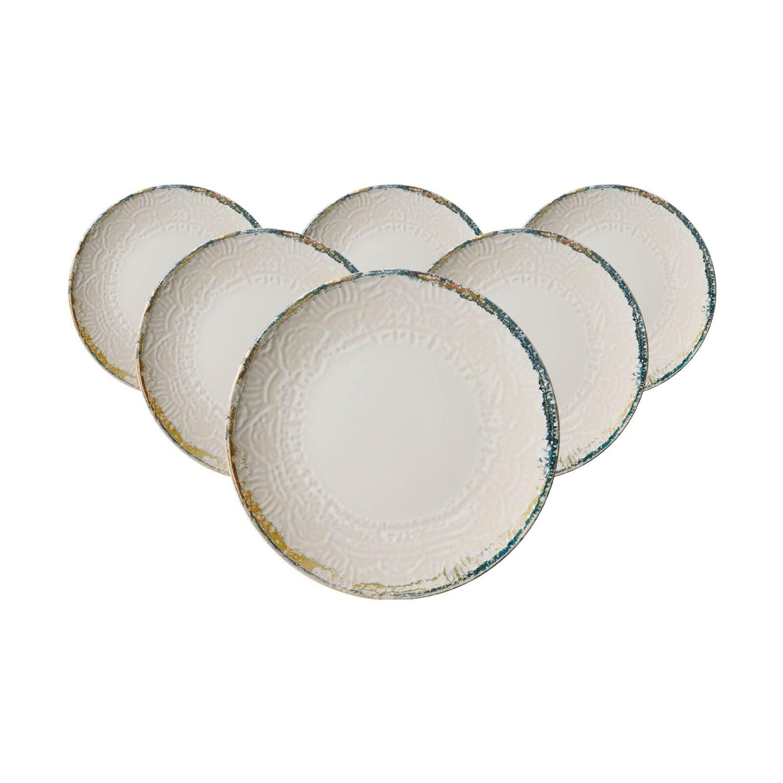 DESSERTTELLER Alfonso beige ø 20,5 cm 6er Set - Beige, Keramik (20.5cm) - Ritzenhoff Breker