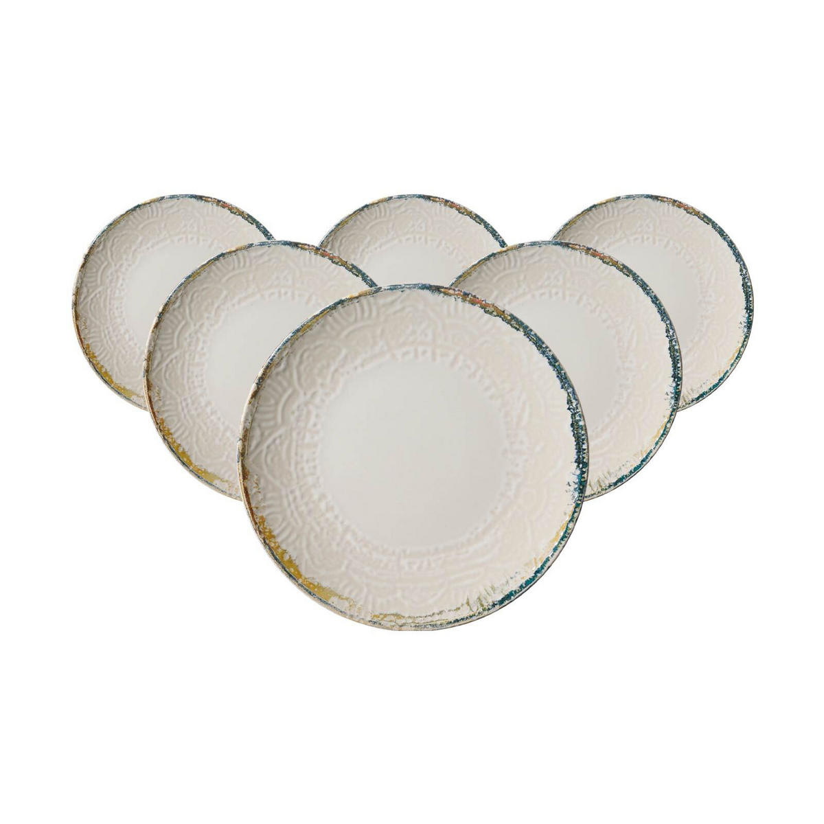 DESSERTTELLER Alfonso beige ø 20,5 cm 6er Set - Beige, Keramik (20.5cm) - Ritzenhoff Breker