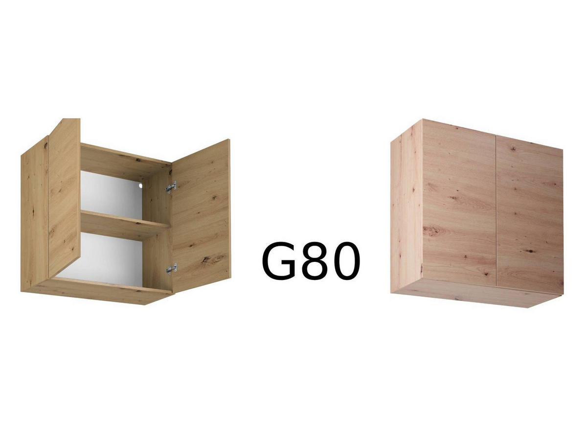 WINKELKÜCHE 330 × 230 cm - Langen K105-M330 - in Artisan Eiche - Schwarz/Eiche Artisan, Holz/Holzwerkstoff (330/248/230cm)