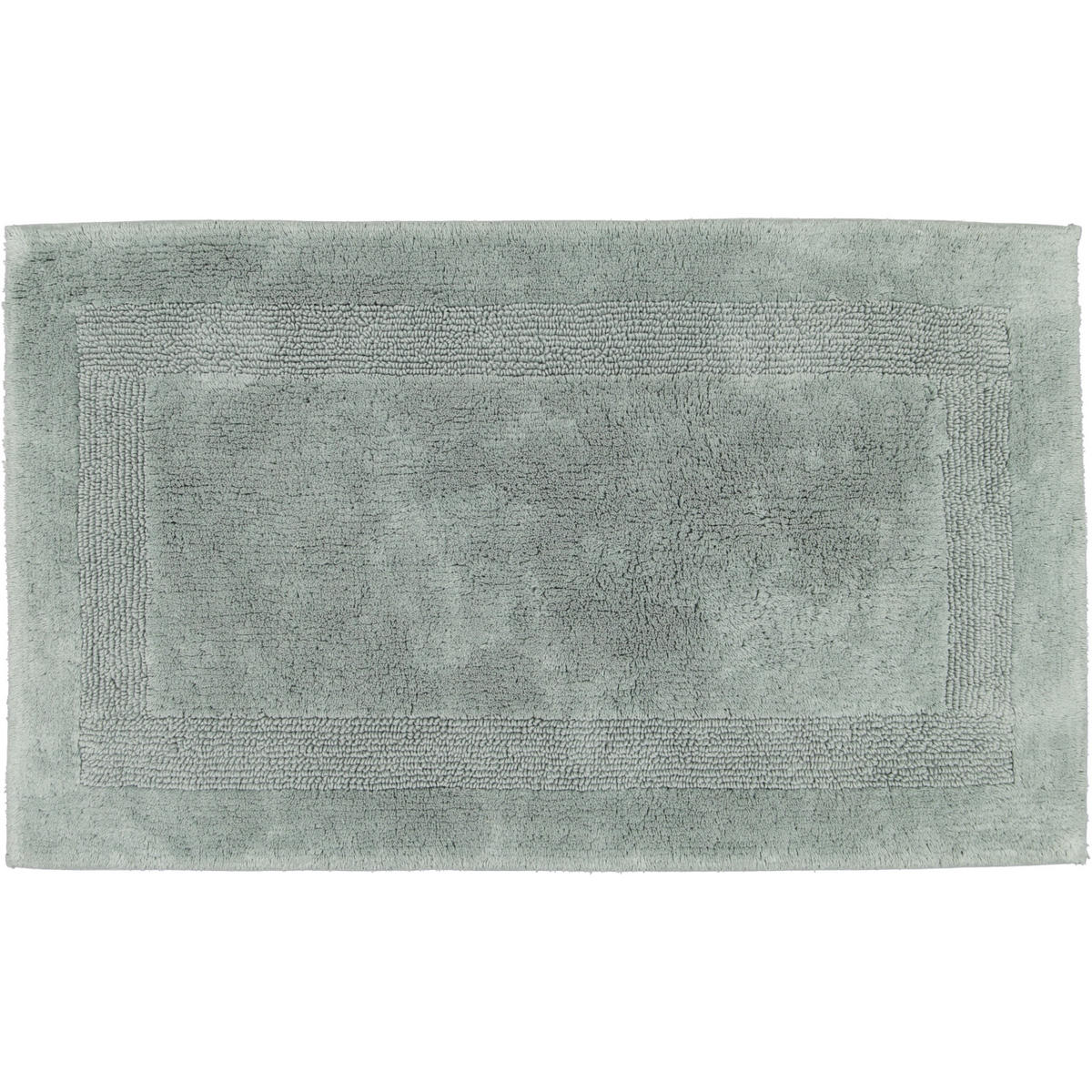 BADTEPPICHE LUXUS BADTEPPICH 1000 NORDIC GREEN - 470 - Grün, Textil (60/100cm) - Cawoe