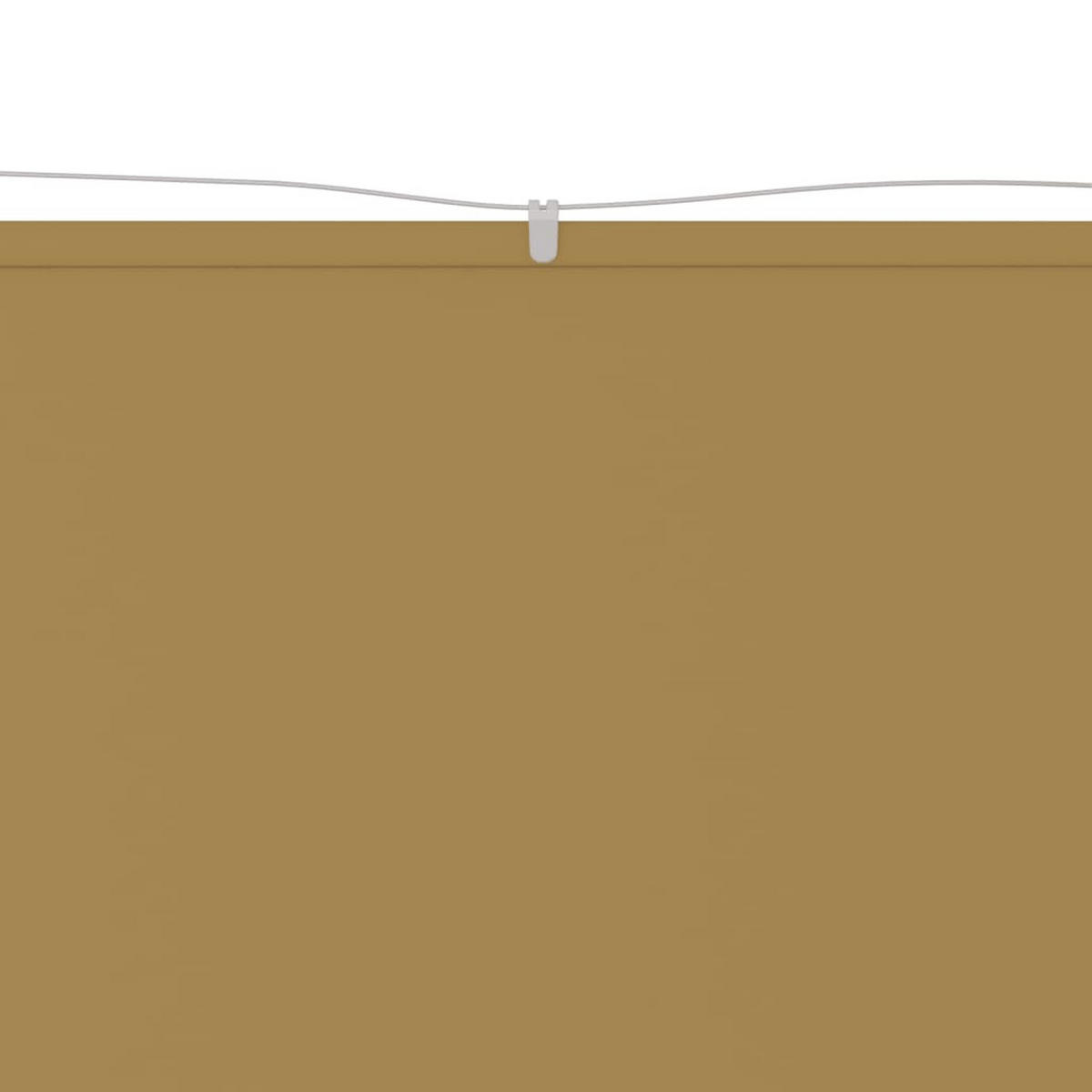 SENKRECHTMARKISE Beige 140x1000 cm Oxford-Gewebe - Beige, Textil (1000/140/1000cm) - furnicato