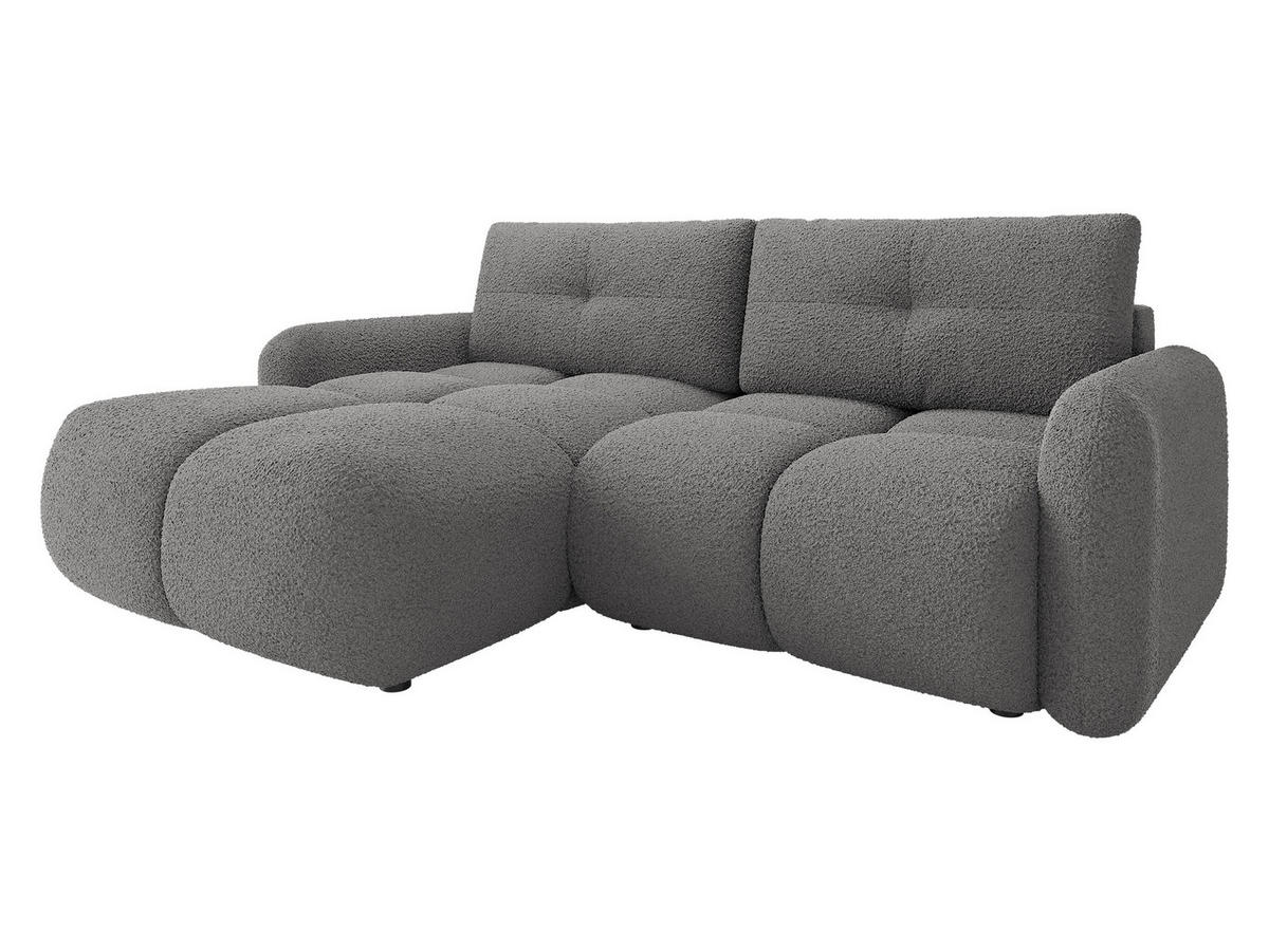 ECKSOFA Sandy - Greige/Schwarz, Holz/Kunststoff (238/165cm) - MIRJAN24