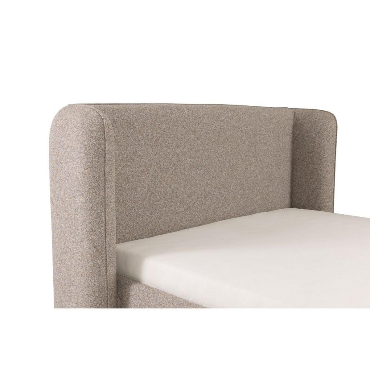 POLSTERBETT Stella mit Bettkasten, ohne Matratze, 180x200 cm, Cappuccino - Schwarz/Cappuccino, Textil (180/200cm) - AN-Moebel 4u