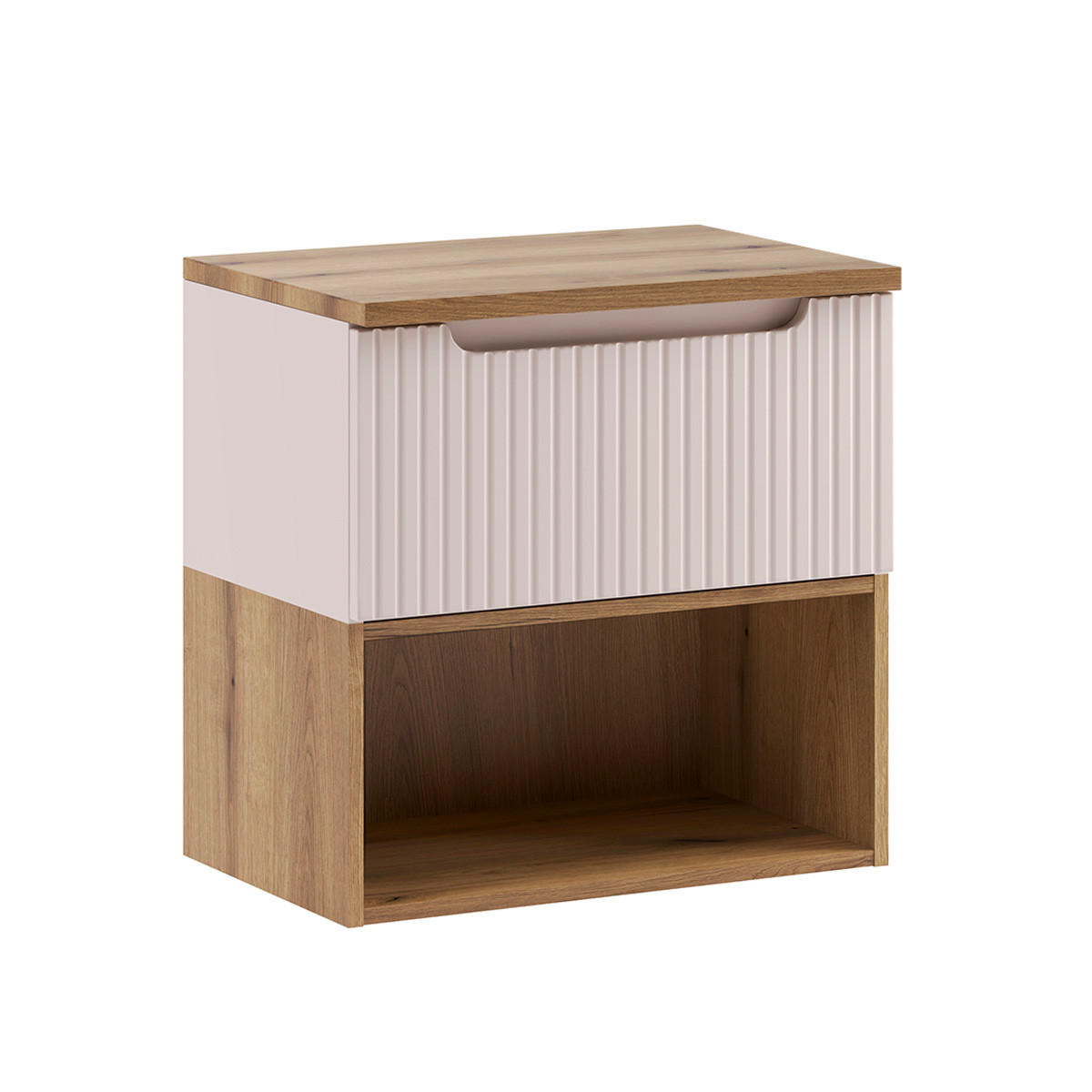 WASCHTISCHUNTERSCHRANK 60.4cm Riva Kaschmir - Beige, Holzwerkstoff (60.4/60/40cm) - Petits-meubles