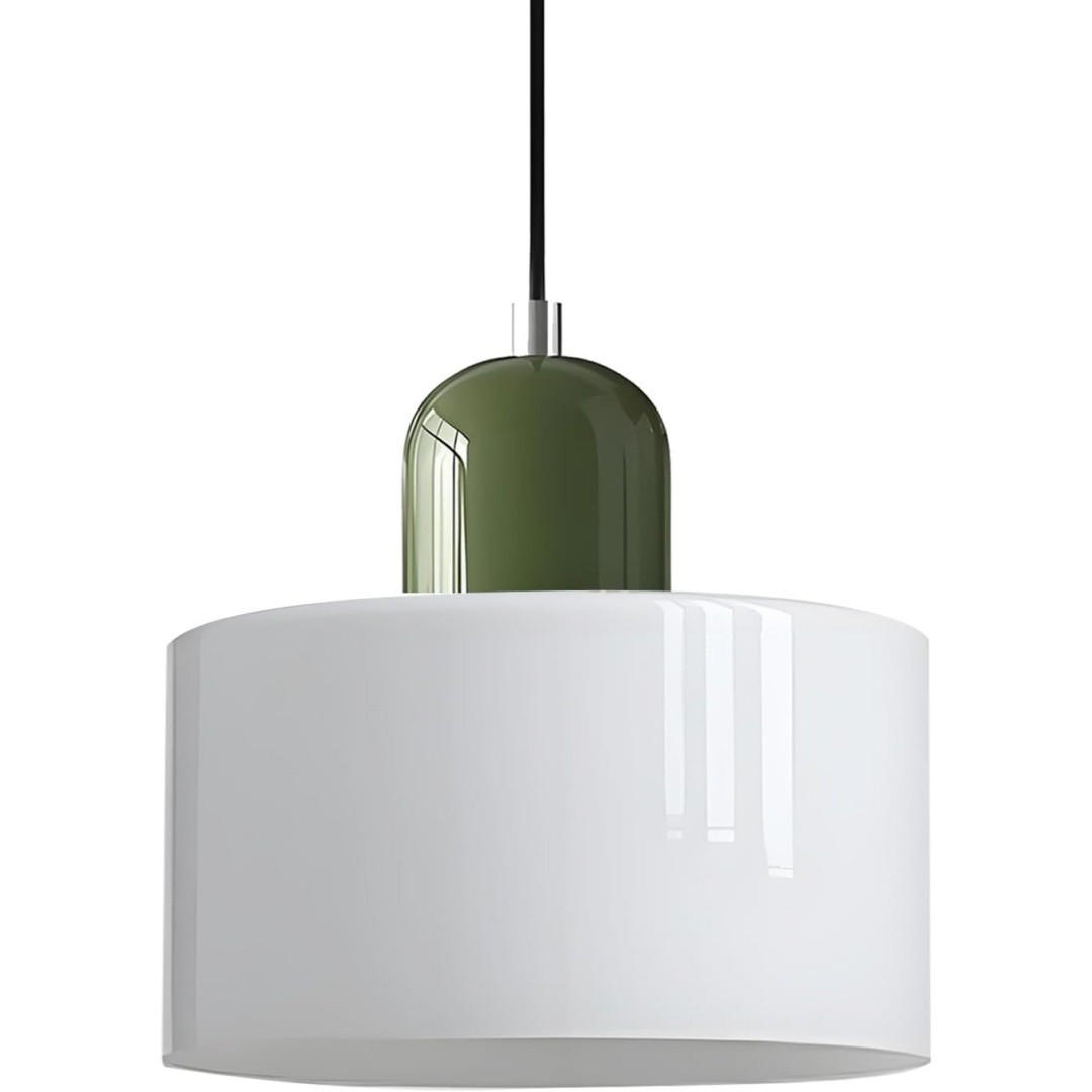 PENDELLEUCHTE Glas Nordisch Modern 15cm Weiß, E27 bis 150cm höhenverstellbar - Weiß, Metall (15/16/15cm) - Weltevree