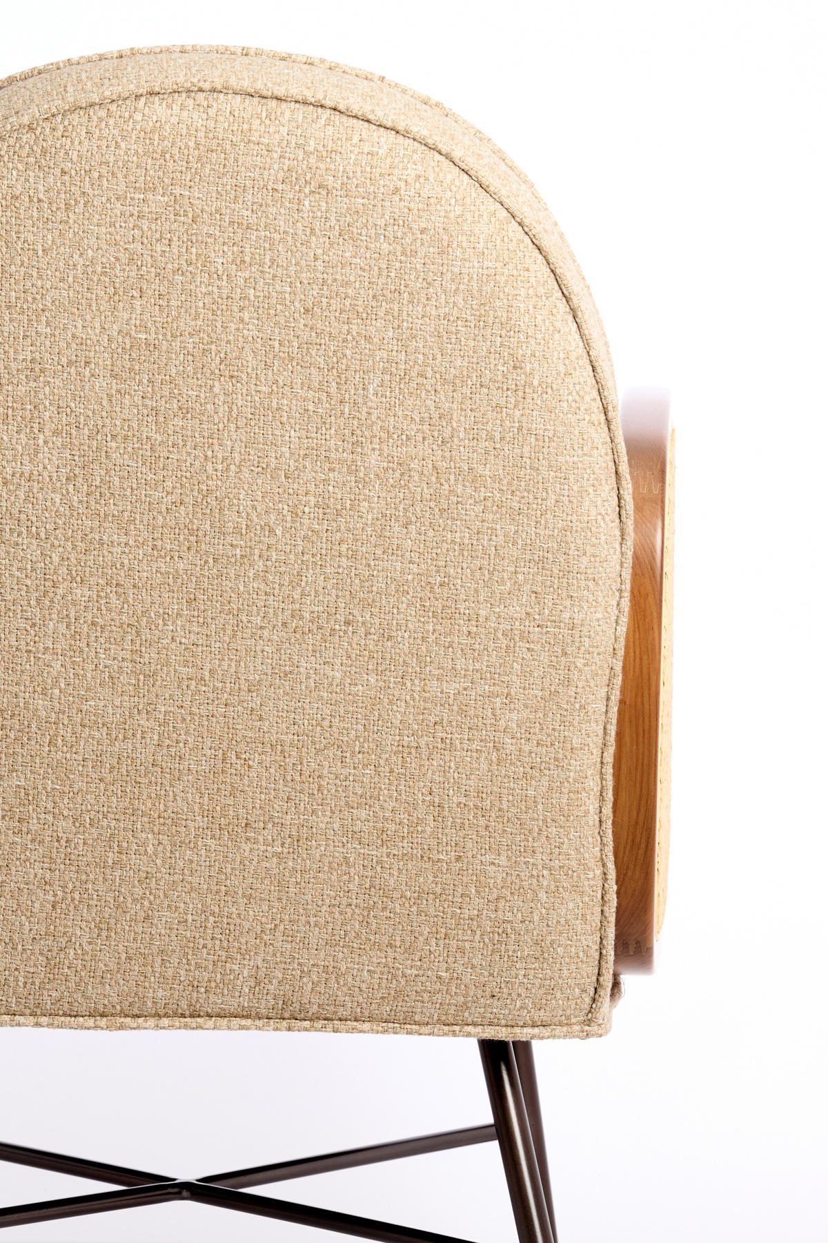 SESSEL Fienne Braun 81/60/79 cm - Braun, Metall (60/79/81cm) - Light & Living