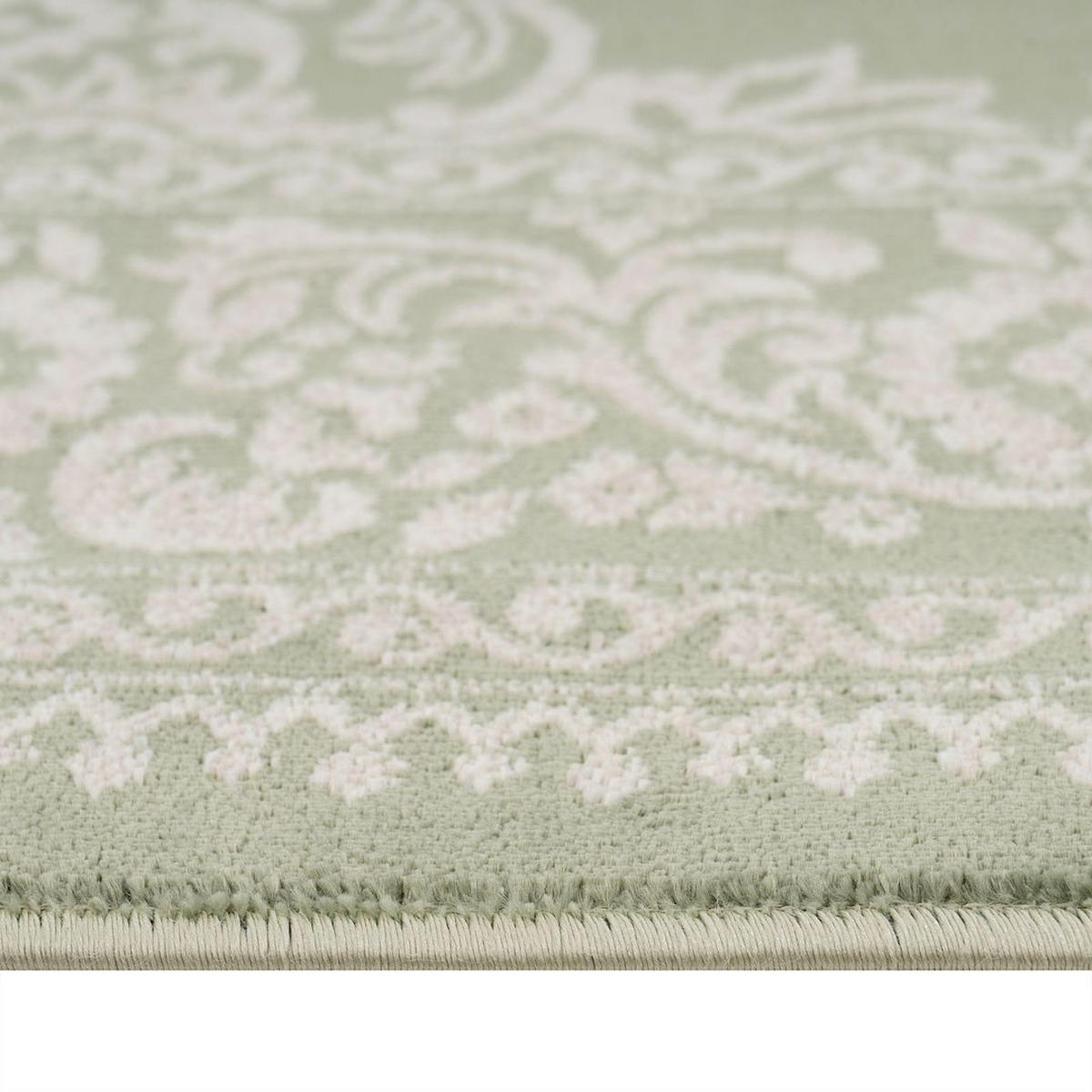 WEBTEPPICH Havana Jamilia Grün - Grün, Textil (119/170cm) - Kukoon Rugs