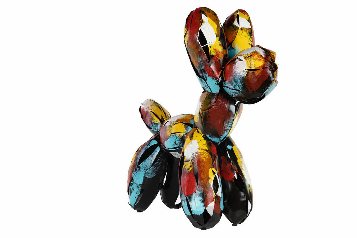 METALLSKULPTUR Bunt 58/58 cm - Multicolor, Metall (4/58/22cm) - KUNSTLOFT