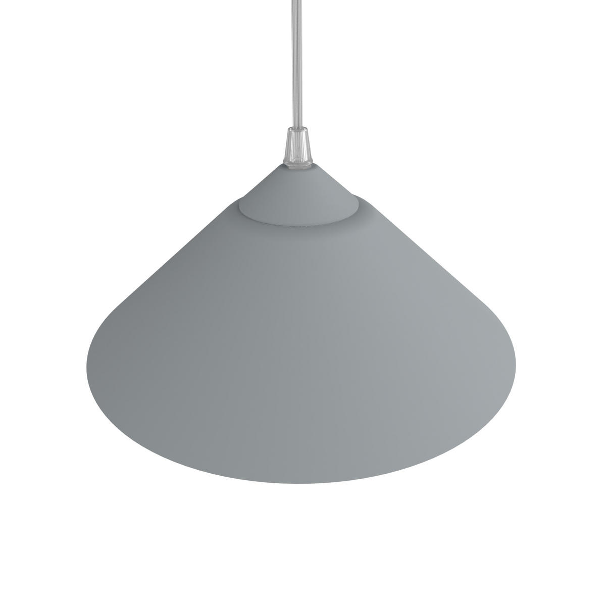 HÄNGELEUCHTE - Grau, Metall (25/25/10cm) - Lumicom