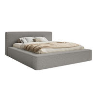 POLSTERBETT Mummo Premium 160x200 cm, Grau - Grau, Textil (200/160cm) - Fedve