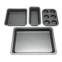 4-DIELNA sada - antracitová, kov - Relaxdays