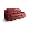 SCHLAFSOFA AMBER, mit Schlaffunktion und Bettkasten, Farbe: Rot, Kunstleder - Rot, Textil (238/103/96cm) - O-Sofa