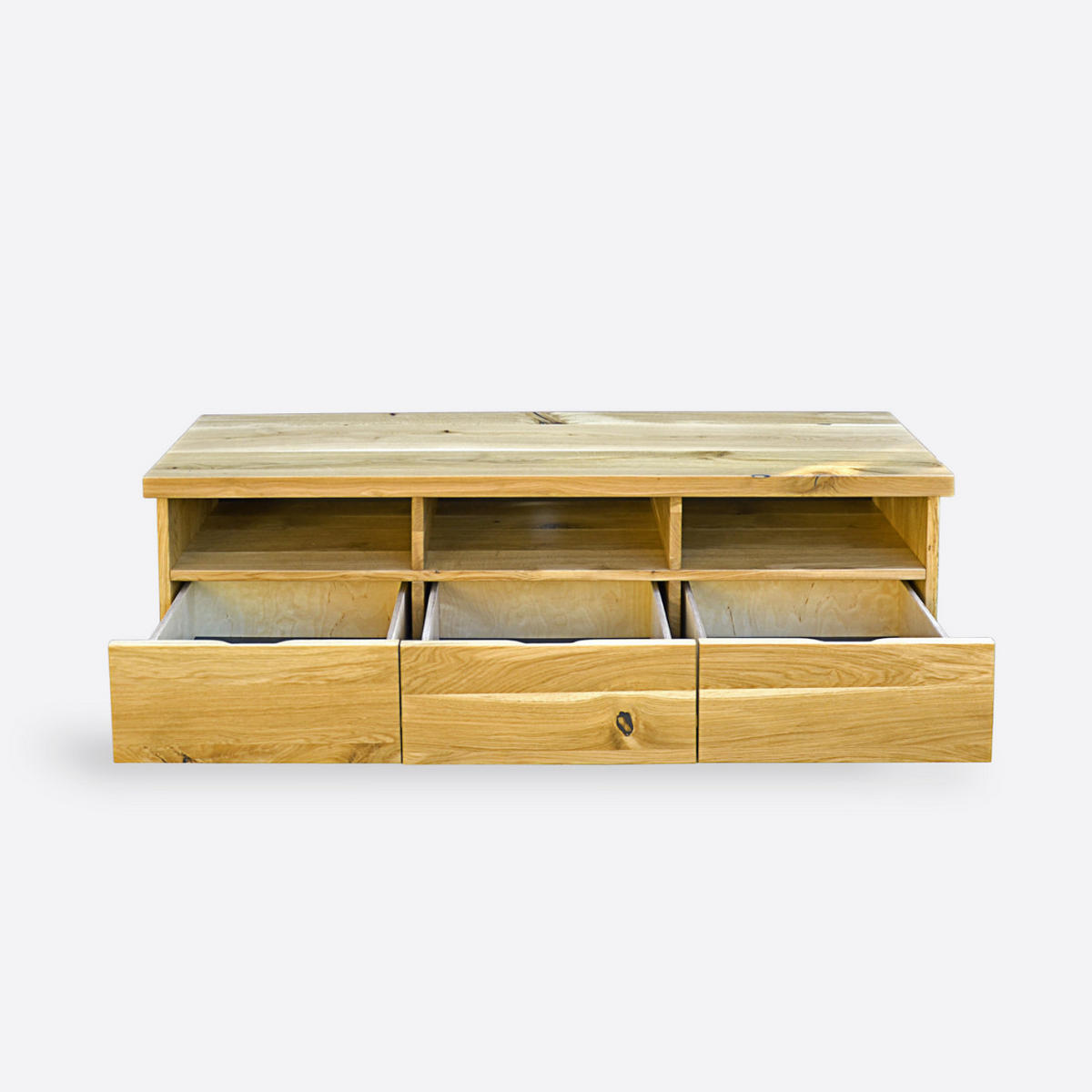 TV-SCHRANK aus Eichenholz DENAR - Eichefarben, Holz (140/45/45cm) - Rawood Furniture