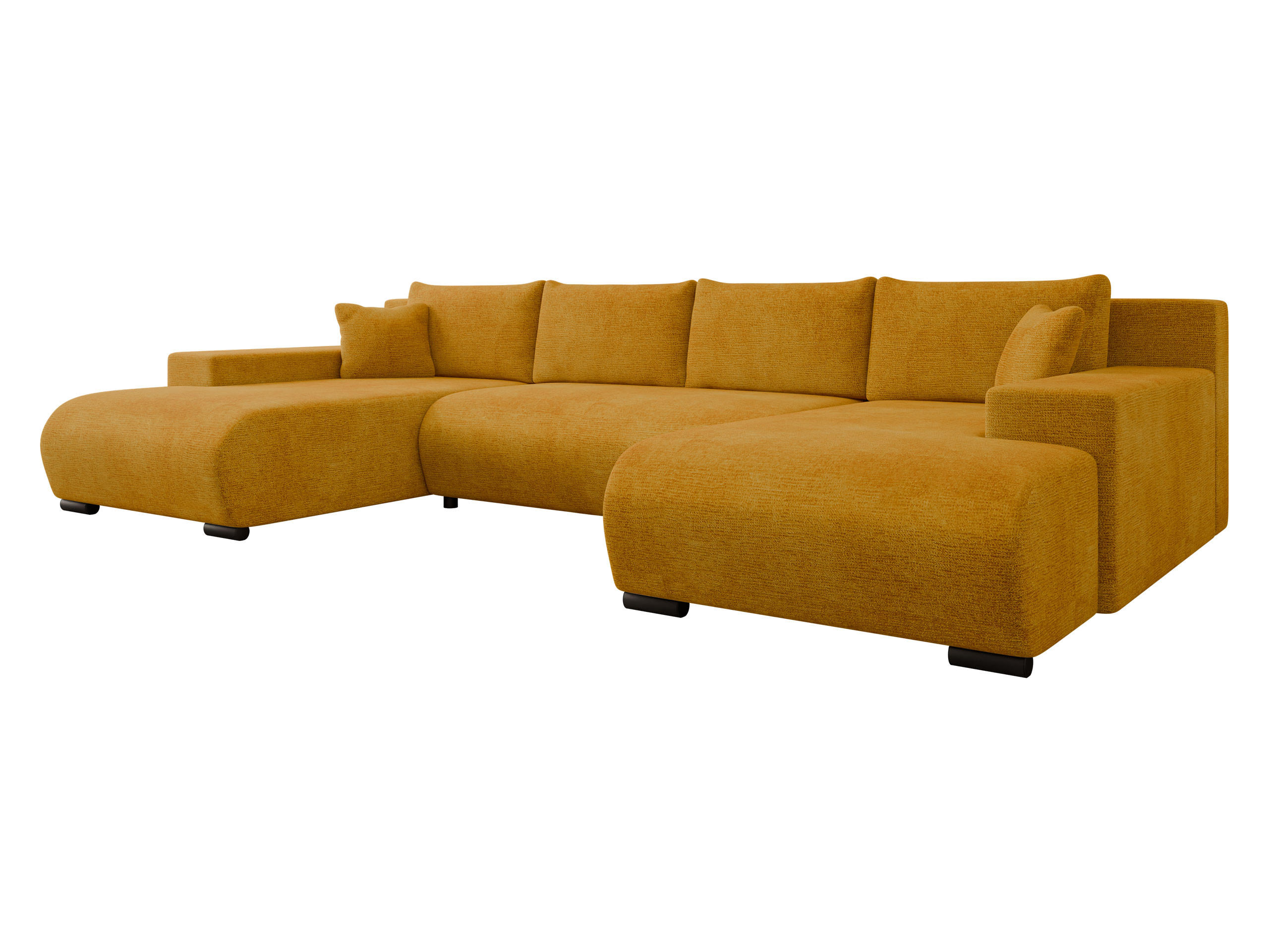 Mirjan24 Wohnlandschaft Gelb 351x80x191 cm
